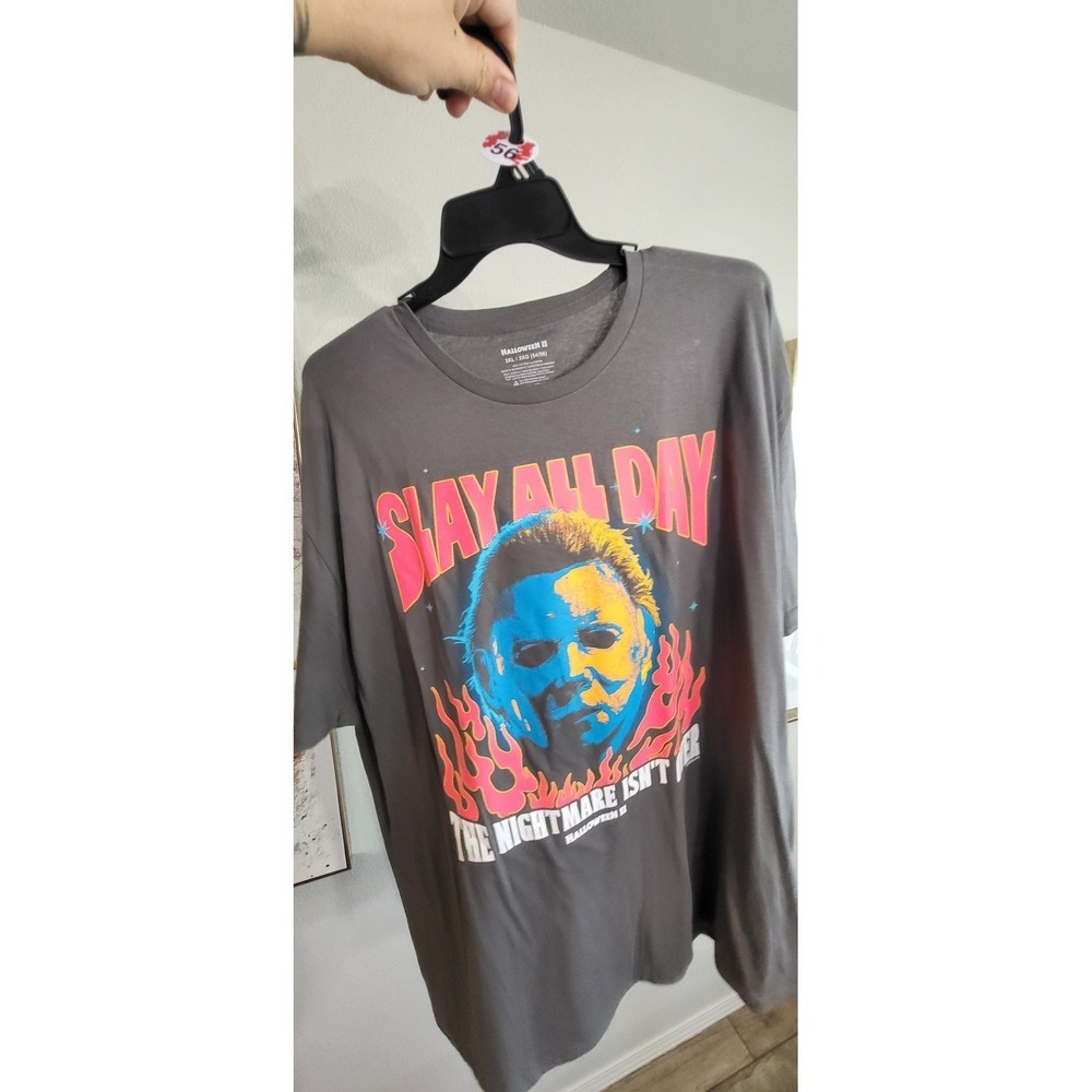 Friday the 13th Jason Voorhees Graphic T-Shirt Mens 3XL New Horror Tee #56